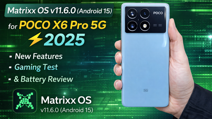 Matrixx OS 11.6 for Poco X6 Pro 5G